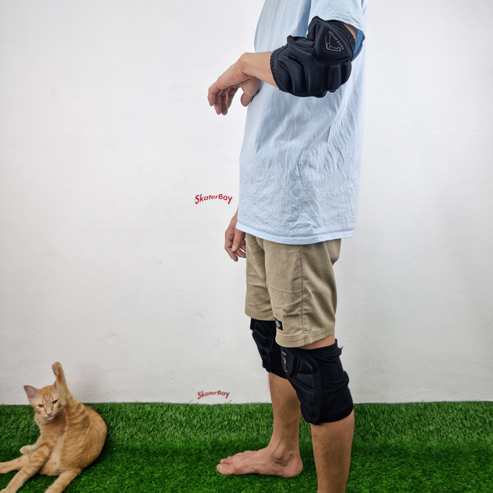 [0101] ชุดอุปกรณ์ป้องกันแบบผ้า สนับเข่า ศอก S-2XL ใส่สบาย สวมง่าย