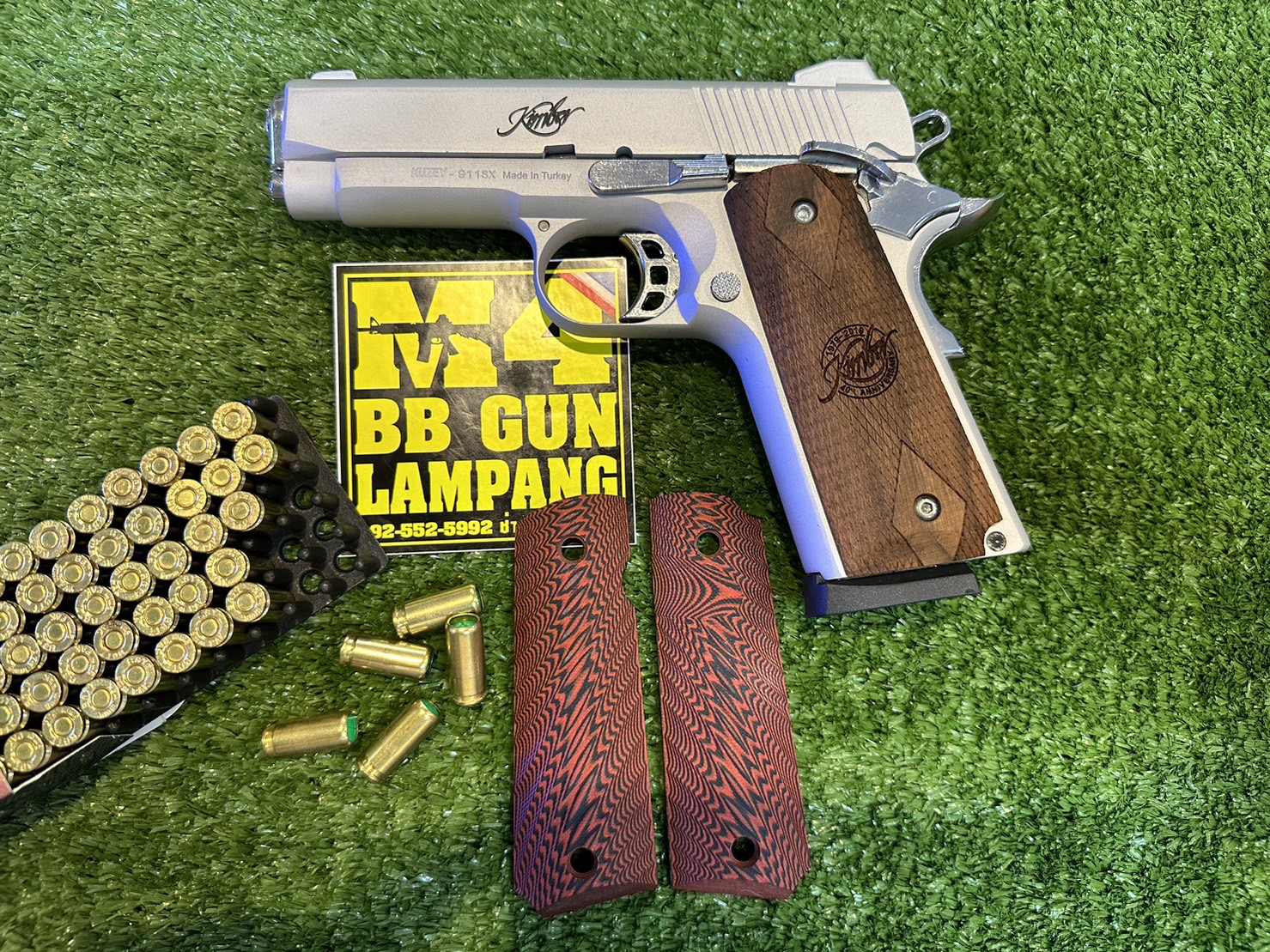 KUZEY M1911 ลาย KIMBER ลำกล้อง 4" สีซาติน