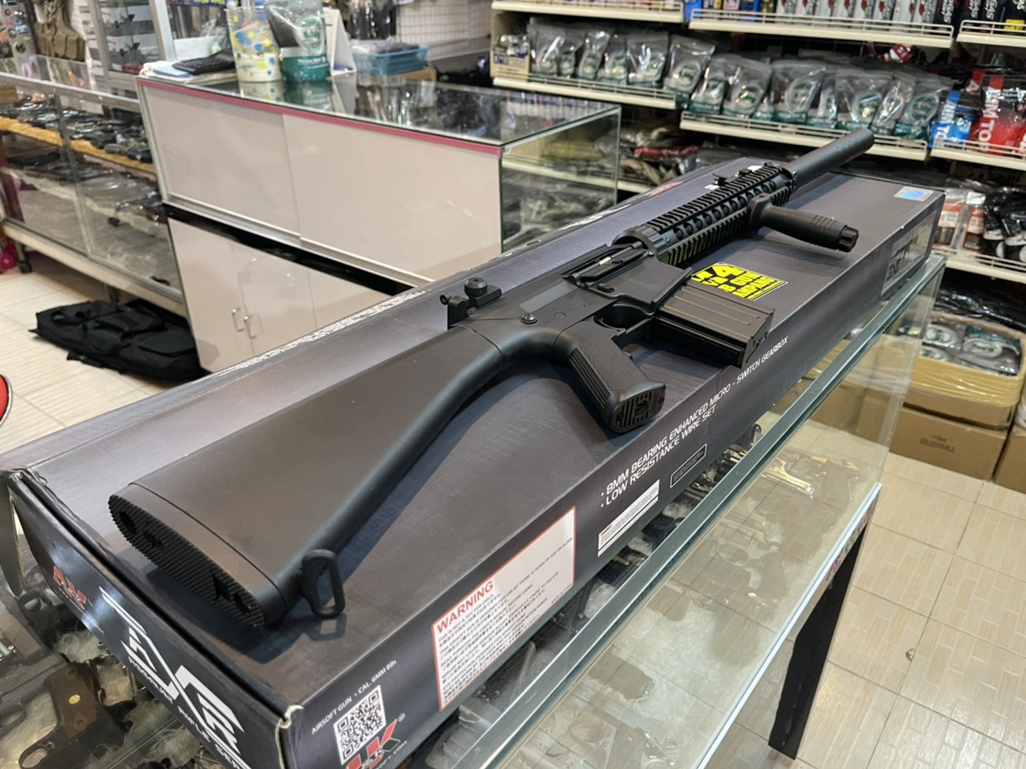 A&K SR25 ASSAULT RIFLE SERIES SR25 สีดำ