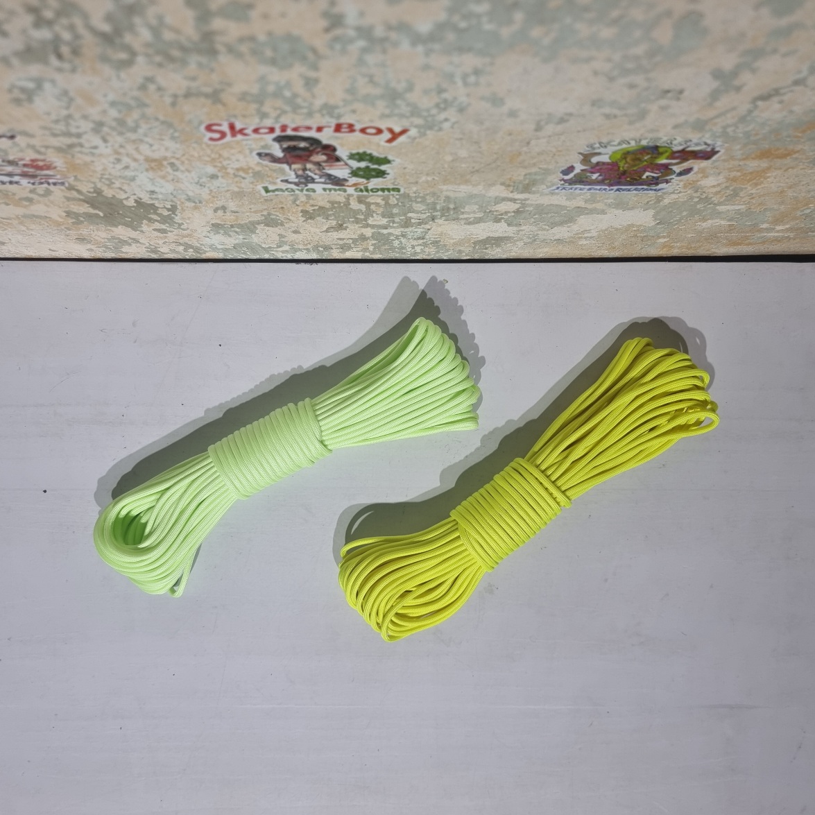 [1200] เชือกเต็นท์ เรืองแสง ป้องกันสะดุด เวลากลางคืน หนา4mm ยาว 20เมตร