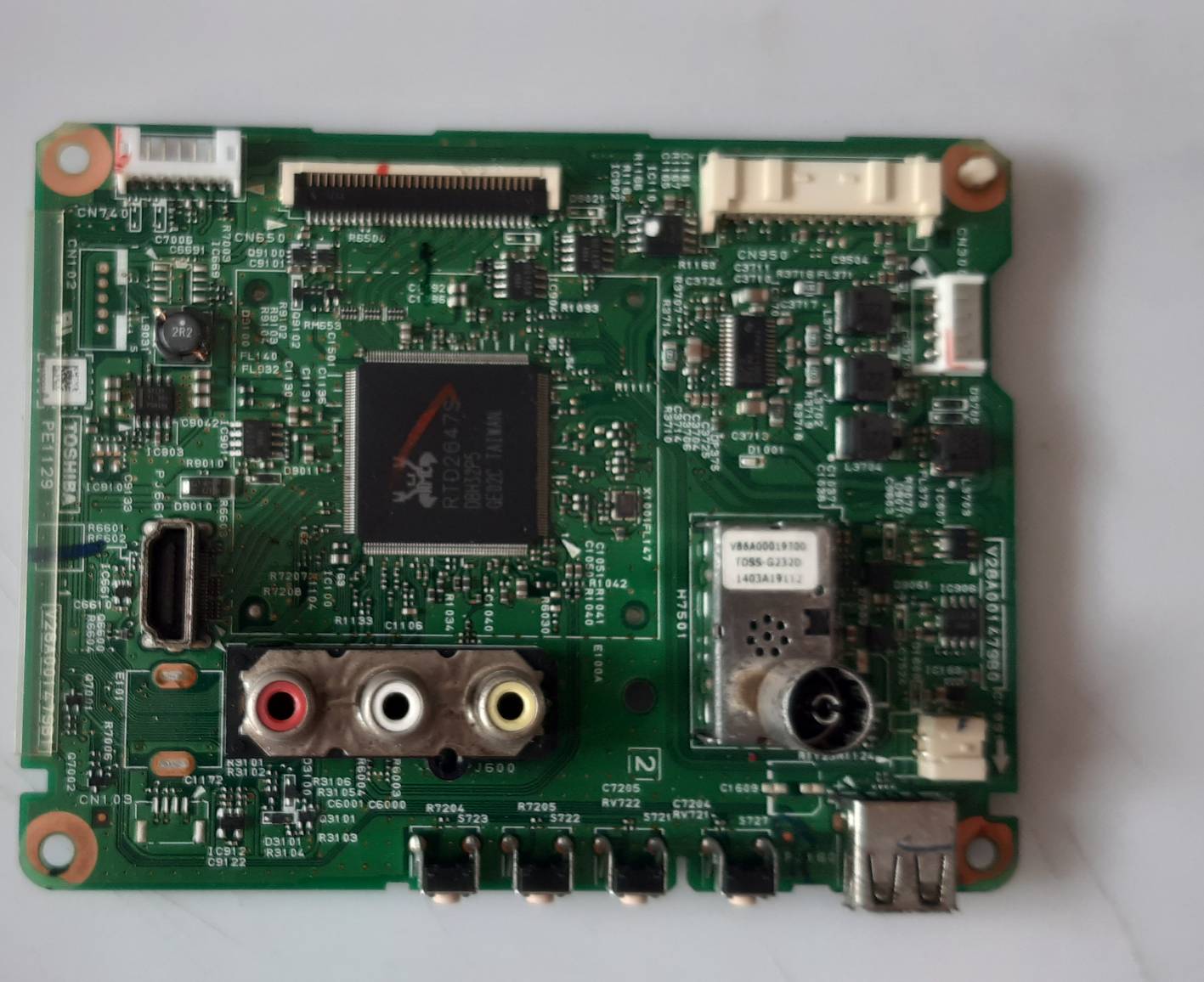 อันที่ 193 TOSHIBA 32P1300VT ซีสเตร็ม V28A001479B0 ดีเทสแล้ว