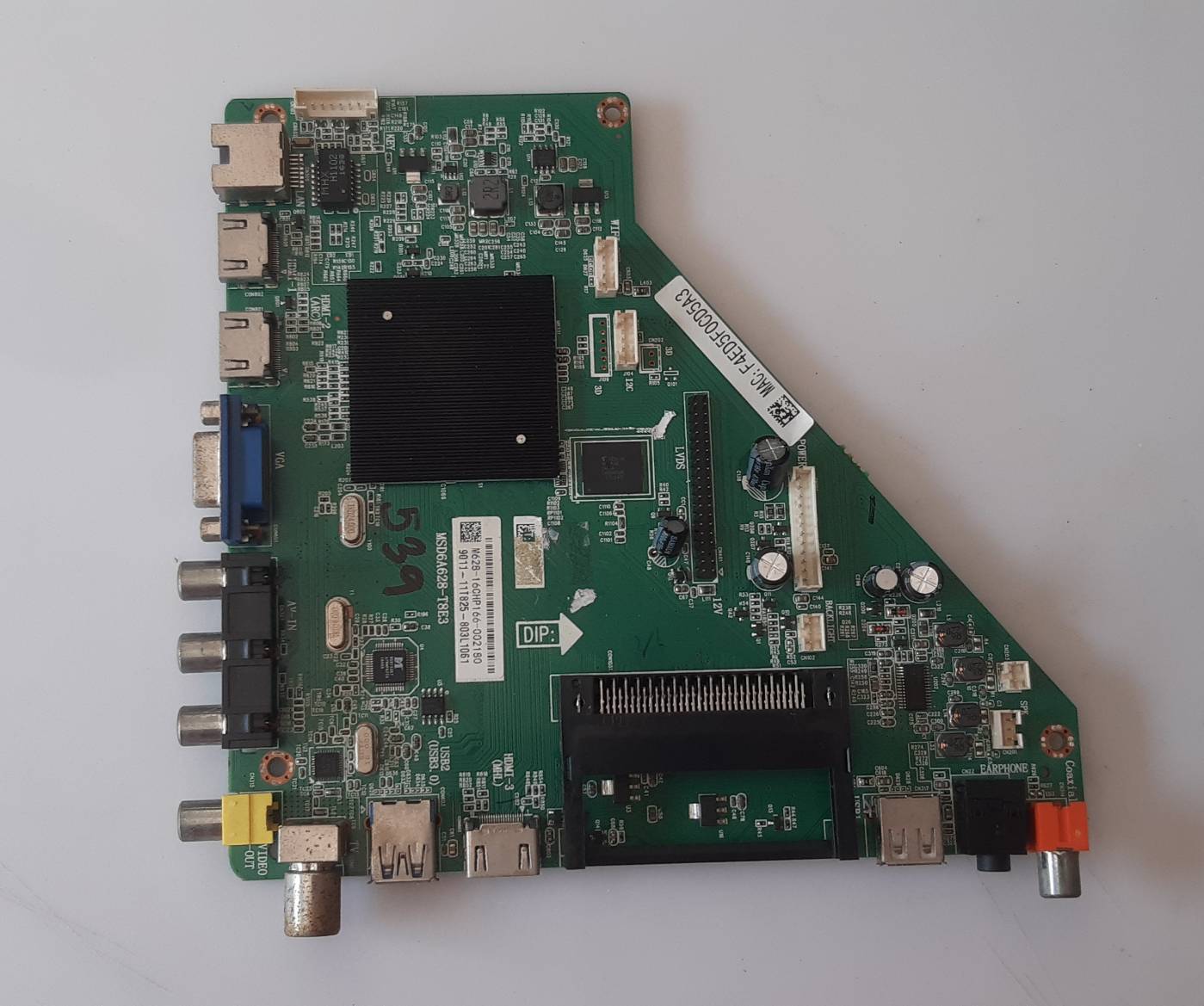 อันที่ 539 PHILIPS 43PFT6100S ซีสเตร็ม MSD6A628-T8E3 ดีเทสแล้ว