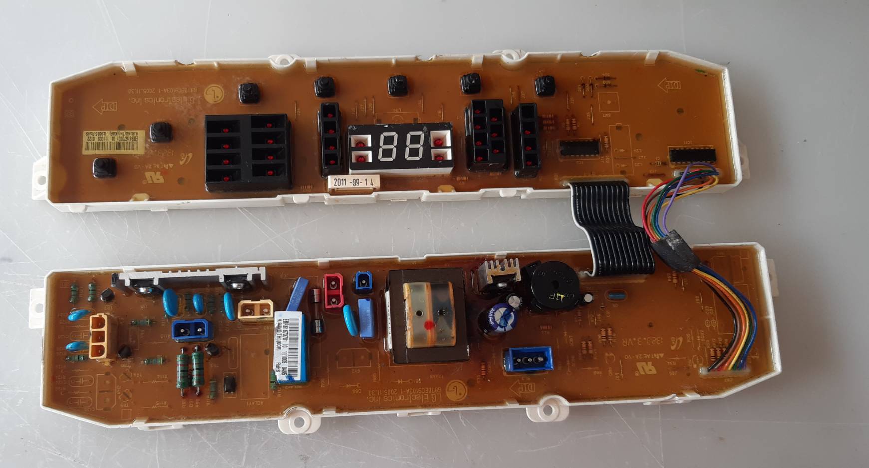 อันที่ 937 บอร์ดถอดเครื่องซักผ้า LG WF- EBR61673701R 6870EC9103A-1 ดีเทสแล้ว