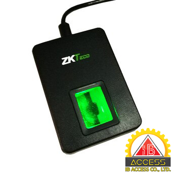 หัวอ่านลายนิ้วมือ ยี่ห้อ ZK Teco รุ่น ZK9500 สำหรับบันทึกลายนิ้วมือที่คอมพิวเตอร์