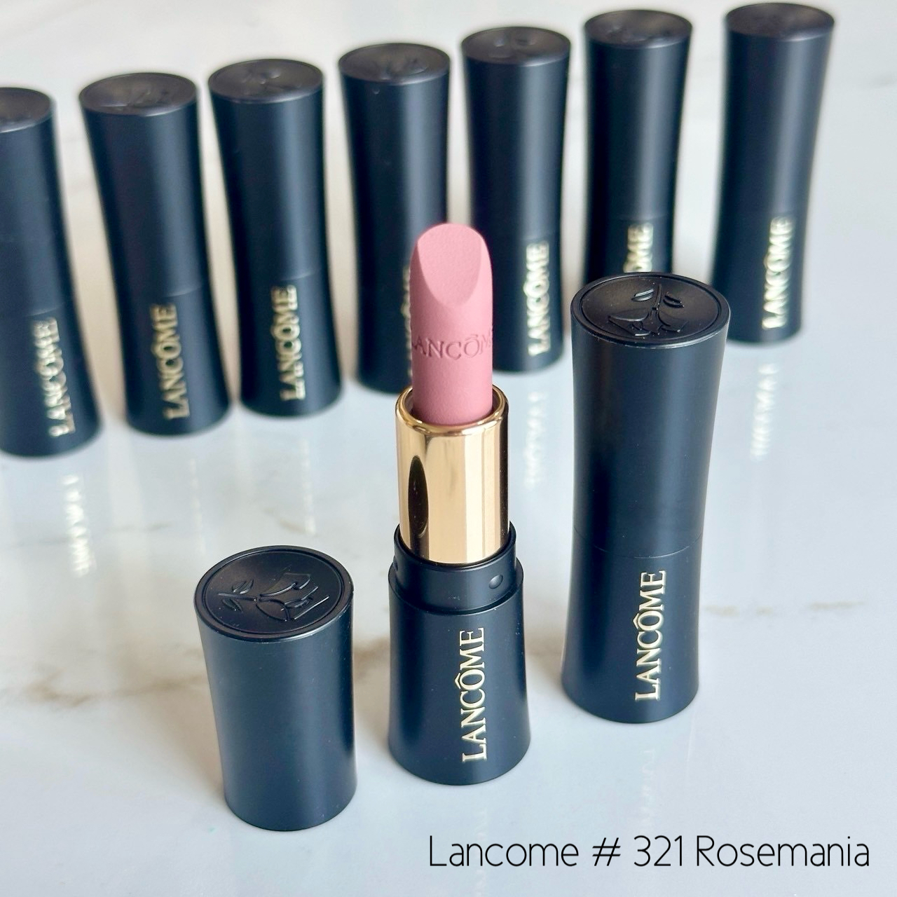 ลิปสติก Lancome L'Absolu Rouge Drama Matte Lipstick 1.6g # 321 Rosemania (No box)