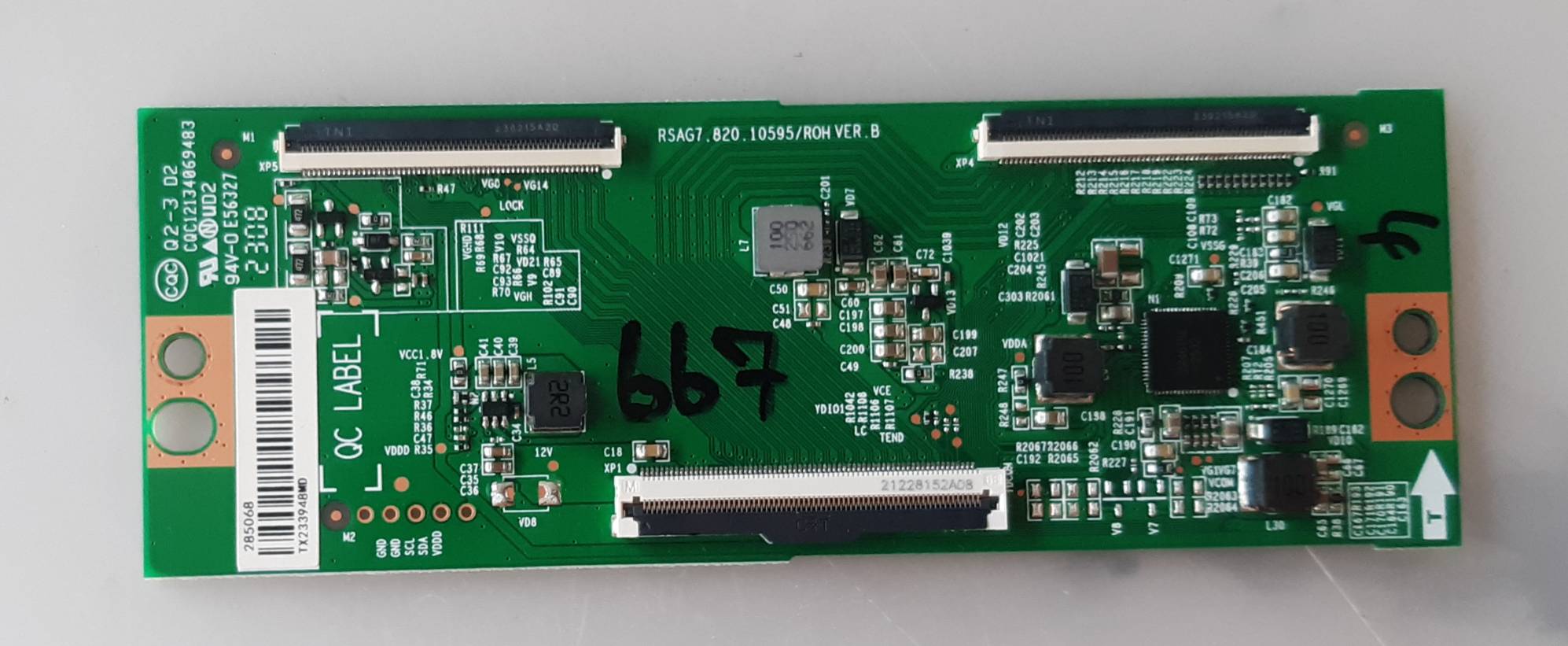 อันที่ 667 TOSHIBA 43E330LP ทีคอน RSAG7.820.10595 ดีเทสแล้ว