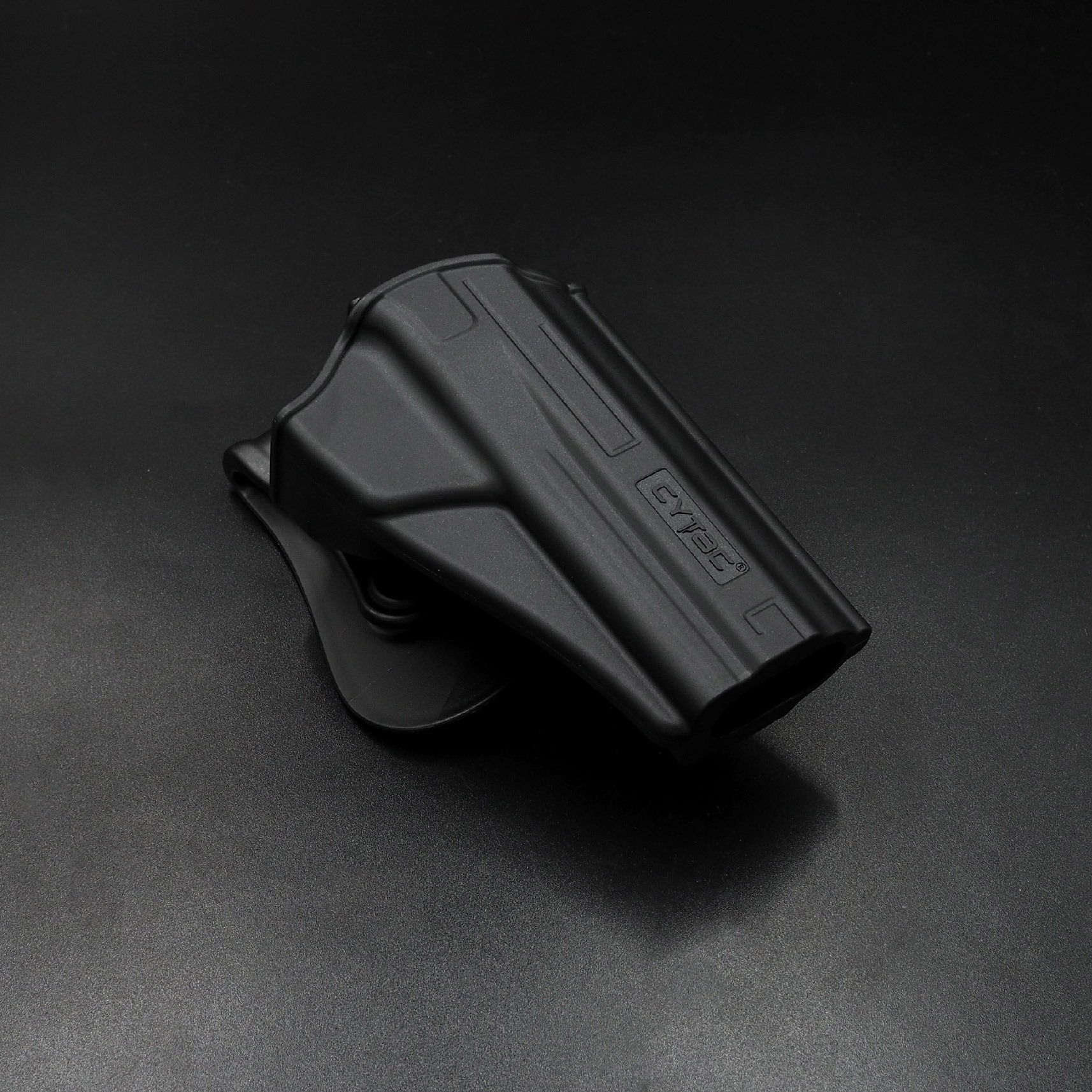 CYTAC ซองพกนอก ปลดล็อคนิ้วโป้ง รุ่น Beretta 92, Beretta 92FS,GSG92, Girsan Regard MC (K0650)