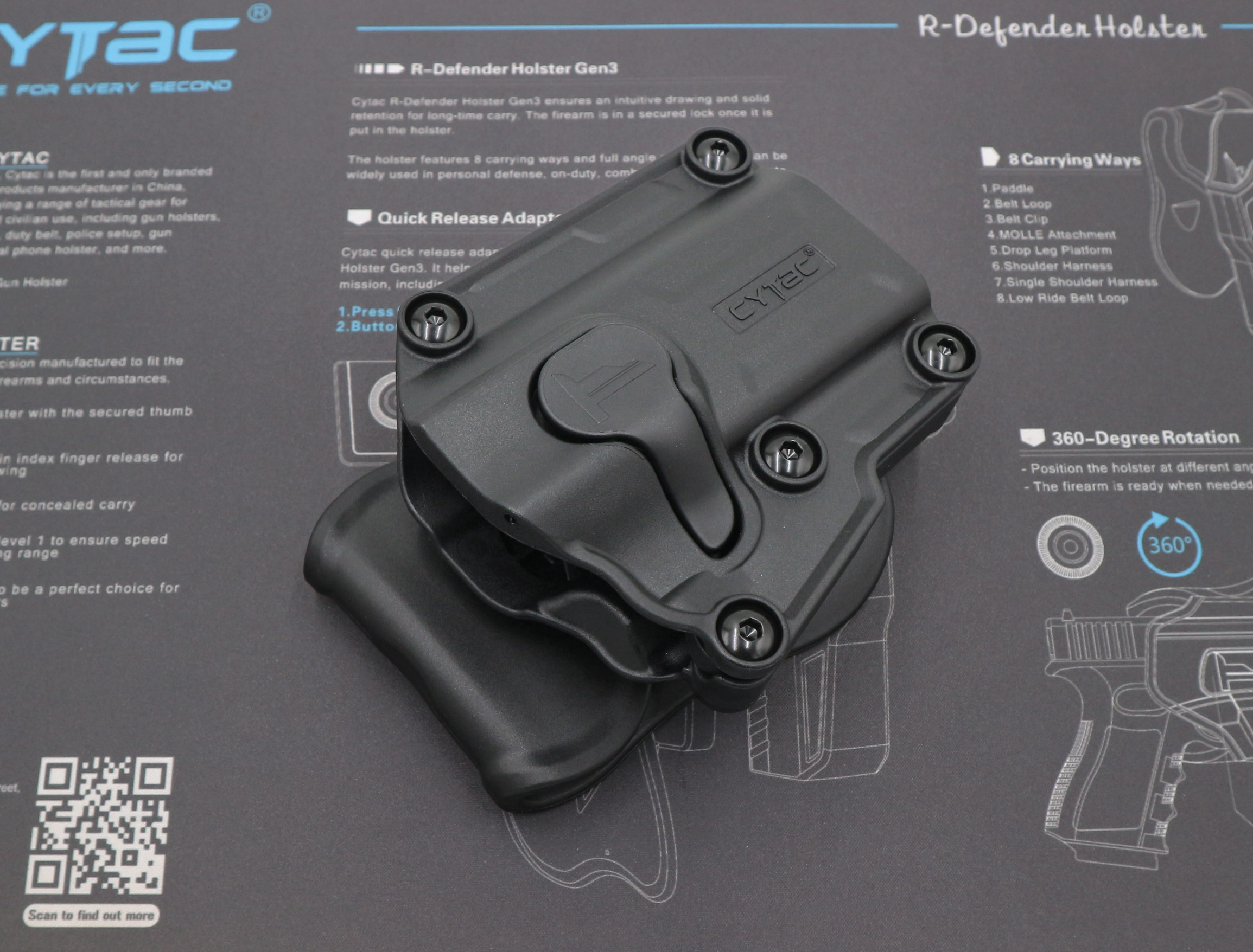 Cytac Mega-Fit Holster (K0550)