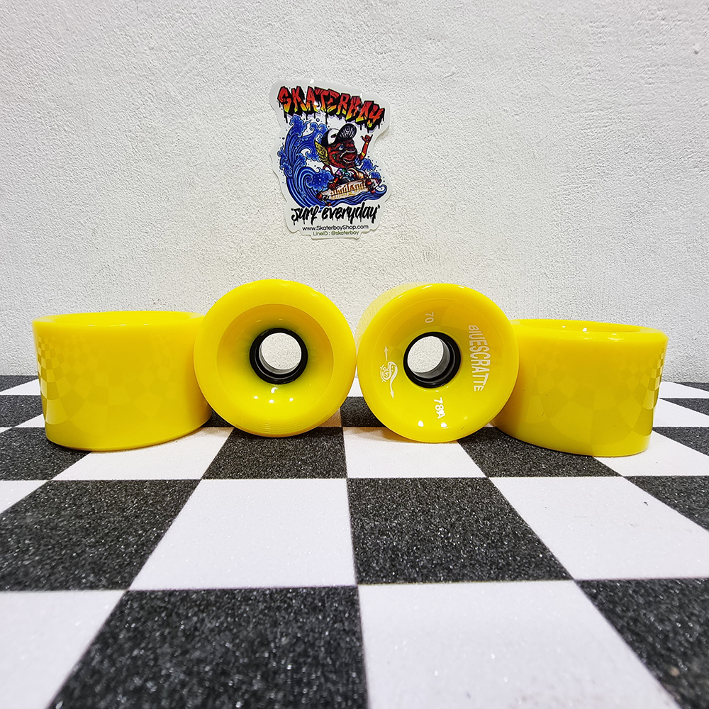 [0317][ลด50%] ชุดล้อสเก็ตบอร์ด 4ล้อ 70x50mm ยางนิ่ม 78A สำหรับ longboard dance