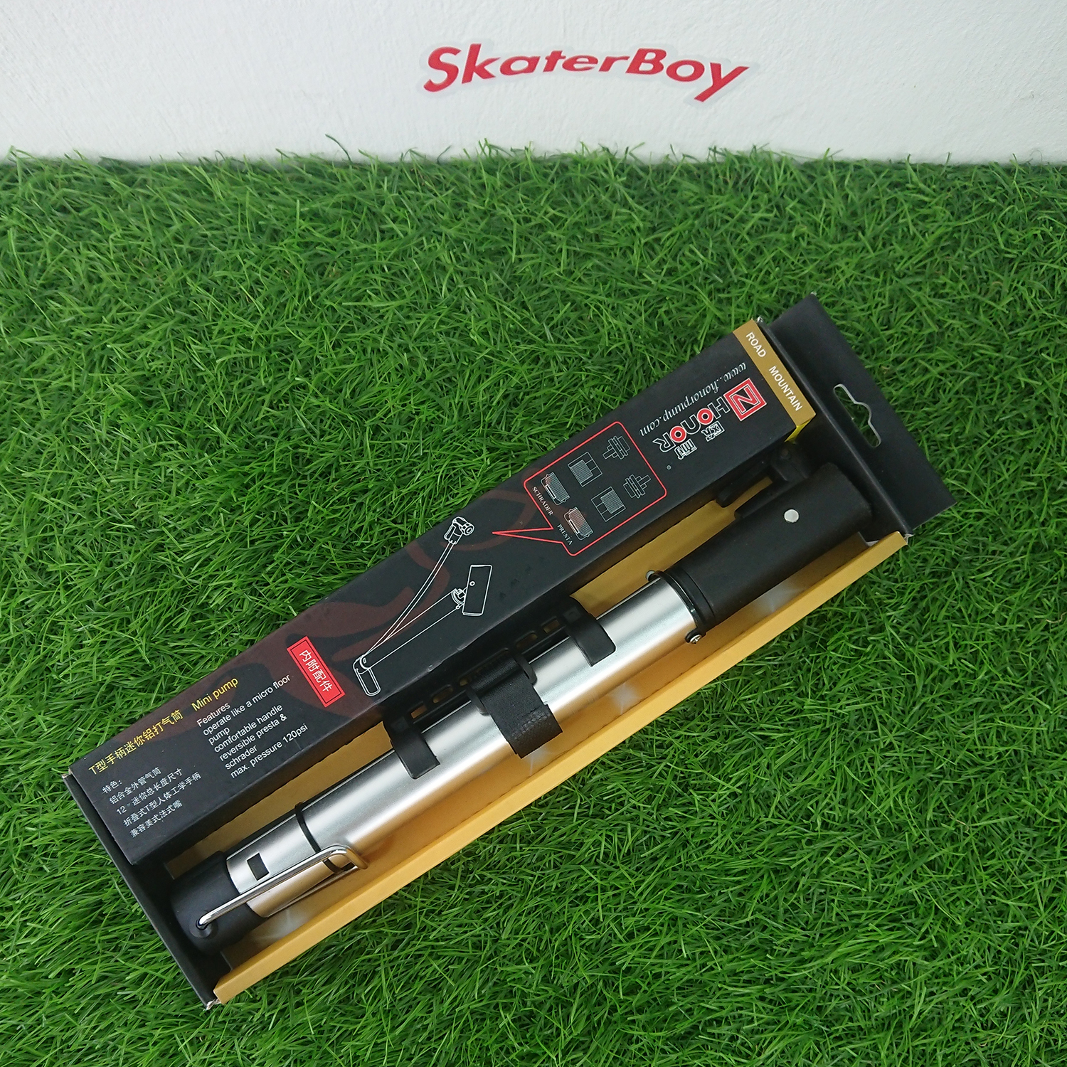 [0901] ที่สูบลมยางจักรยาน ขนาดเล็ก ใช้งานดี ไม่กิ๊กก๊อก