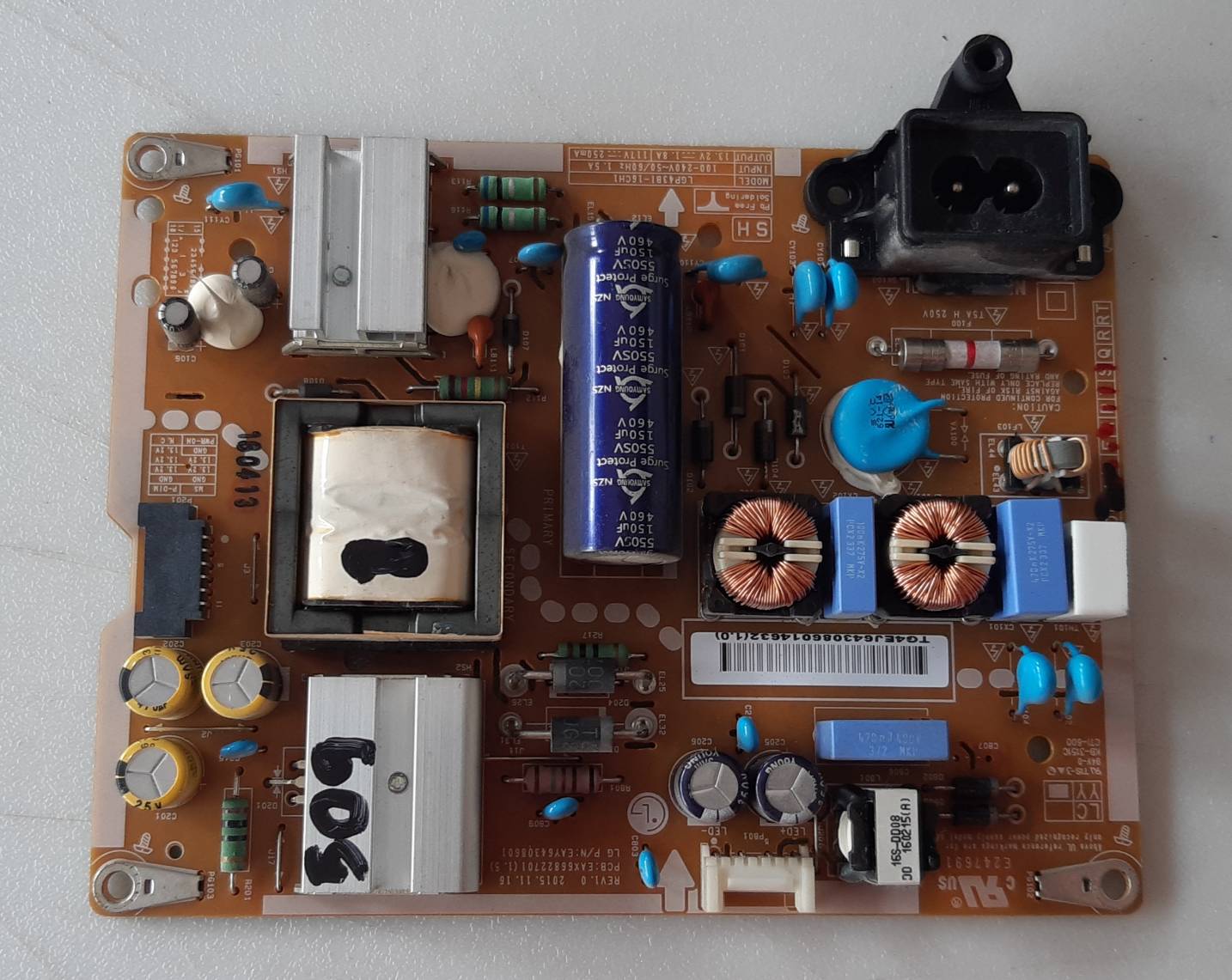 อันที่ 509 LG 43LH540T ซัฟฟลาย EAX66822701 ดีเทสแล้ว