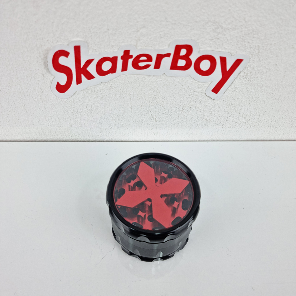 [1002] Aluminum Grinder จอใสเห็นชัด ขนาด 63mm 4ชั้น ที่บดสมุนไพร เครื่องบดสมุนไพร บดกาแฟ ไกเดอร์บด