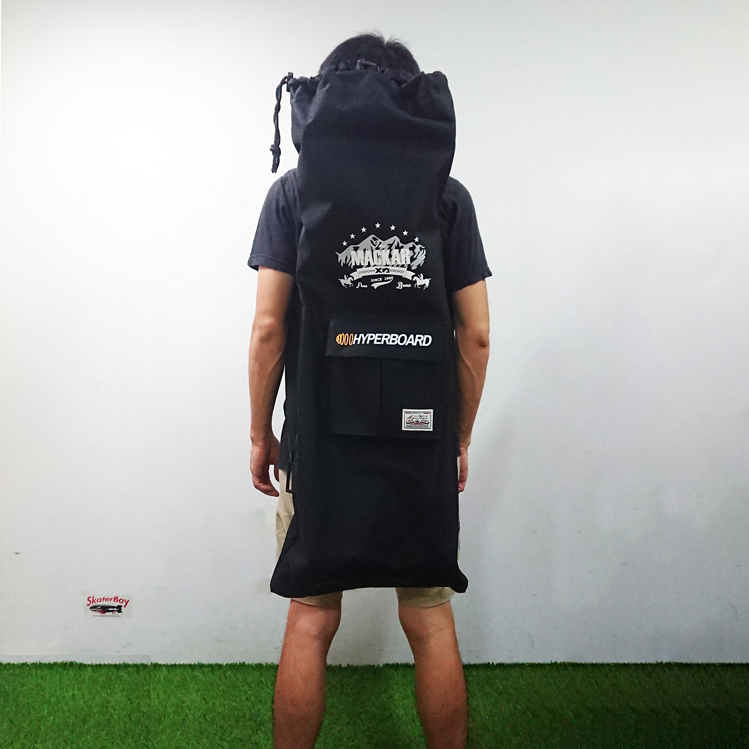 [0319] กระเป๋าสะพายหลัง สเก็ตบอร์ด สำหรับ Surf Skate / Longboard ขนาด 105x40 cm