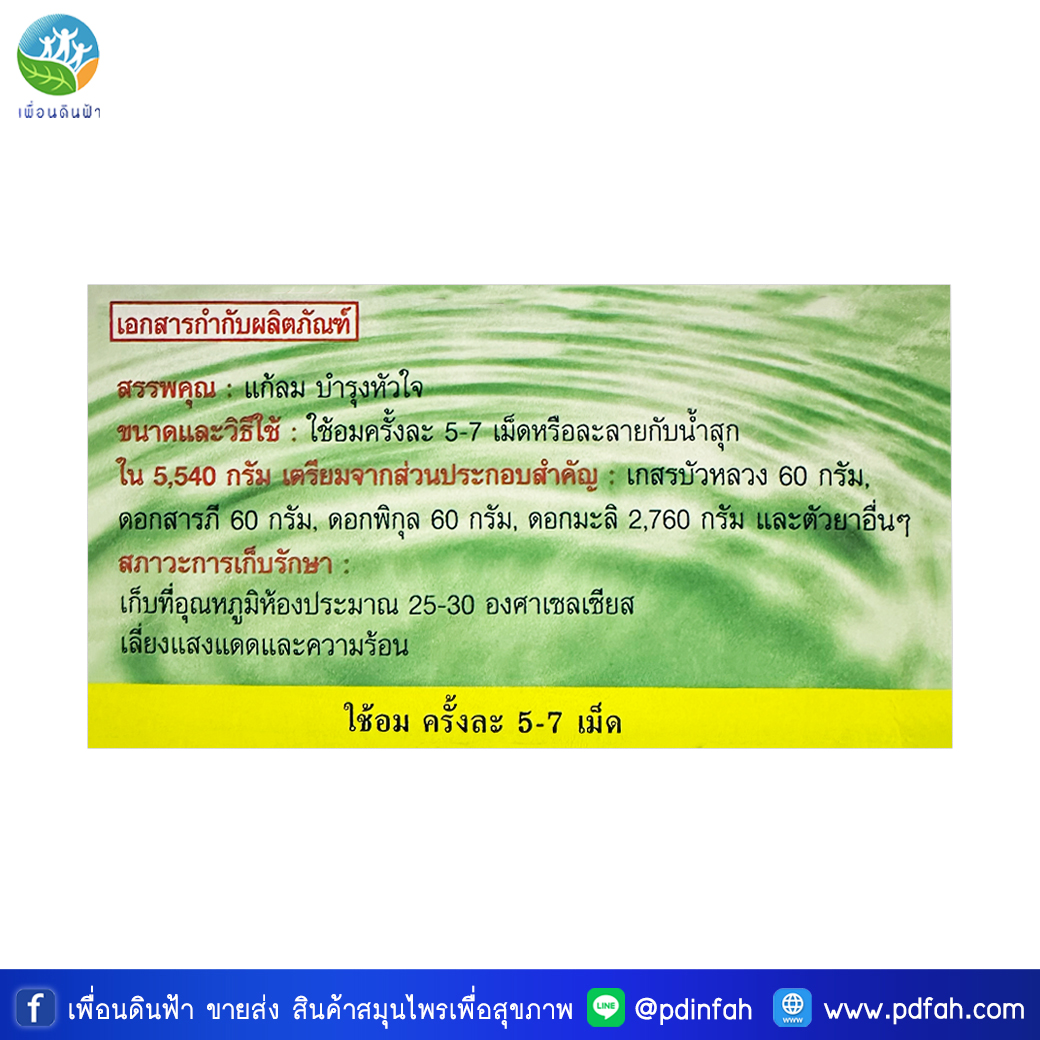 ยาหอมเทพจิตร ตราห้าม้า ขวดใหญ่ 100 เม็ด (ยกกล่อง12ขวด) กล่องเขียว