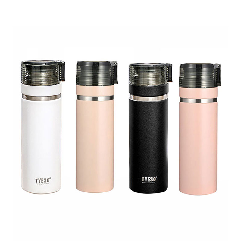กระติกน้ำ พร้อมฝาแก้วหมุน Tyeso 470, 700 ml.