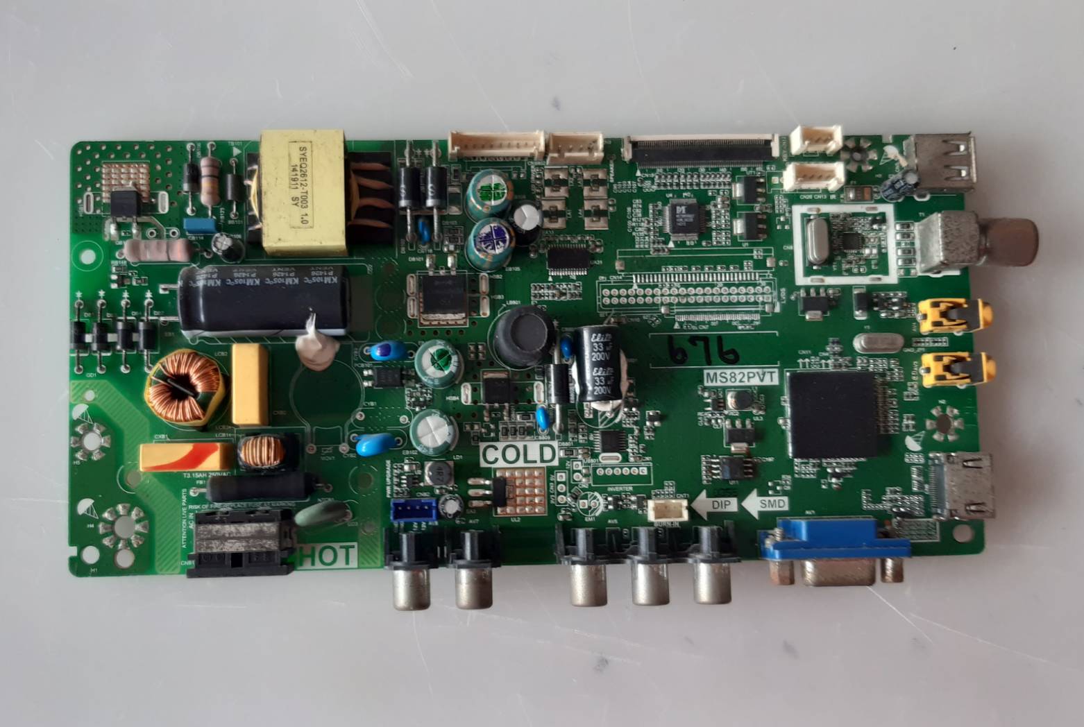 อันที่ 676 TCL 32B2700 ซีสเตร็ม MS82PVT TP.MS18VG.PB77 ดีเทสแล้ว