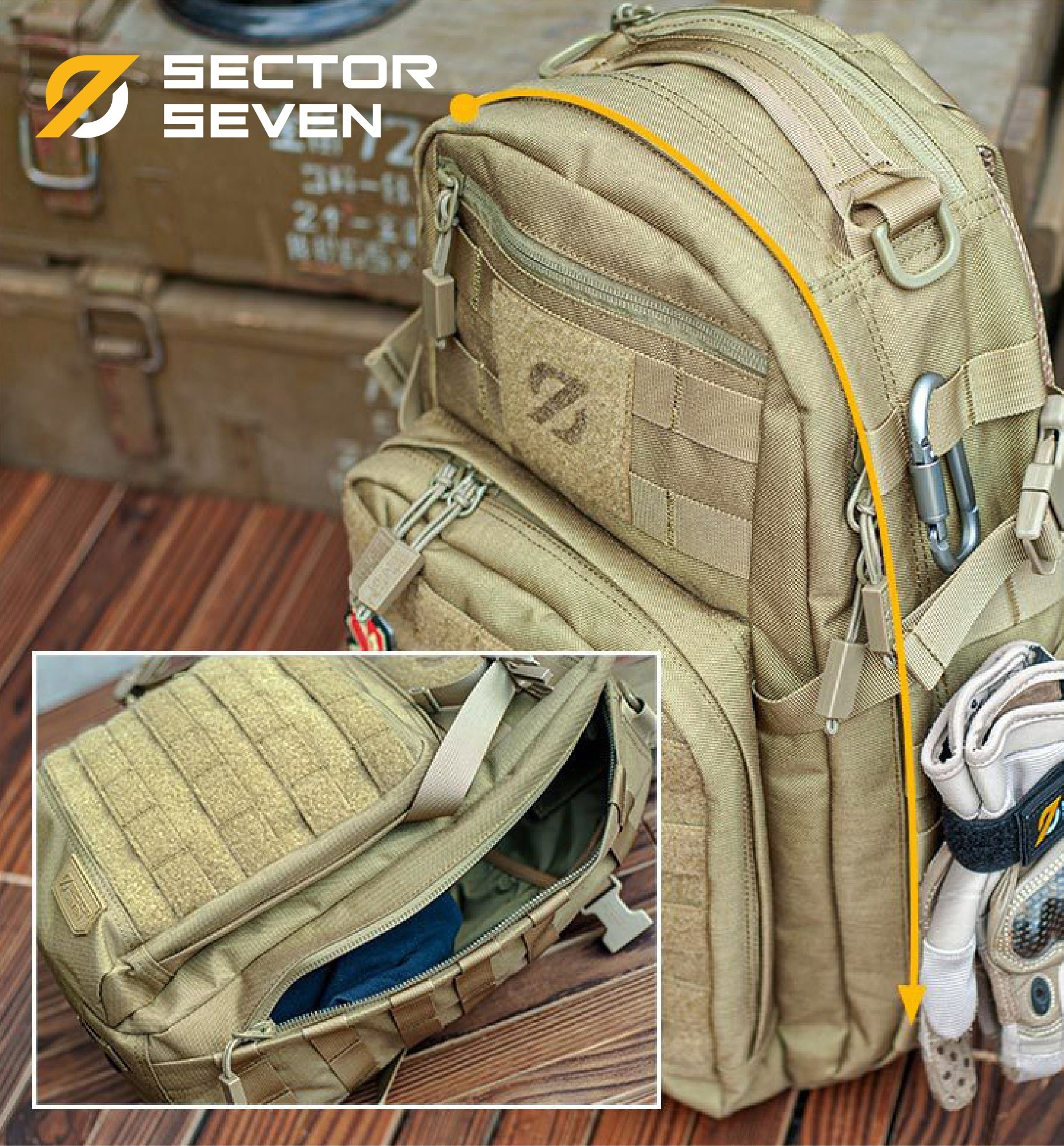 เป้ Sector seven ( Sector Seven Tactical Backpack ) (K1230)