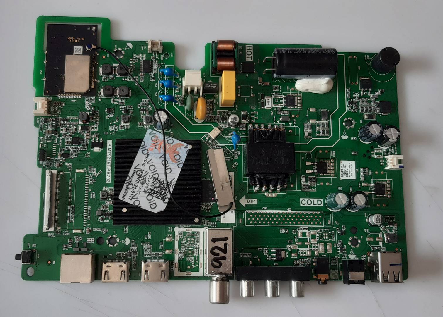 อันที่ 921 HIsense 32E5G ซีสเตร็ม TP.MT9216T.PB702 ดีเทสแล้ว
