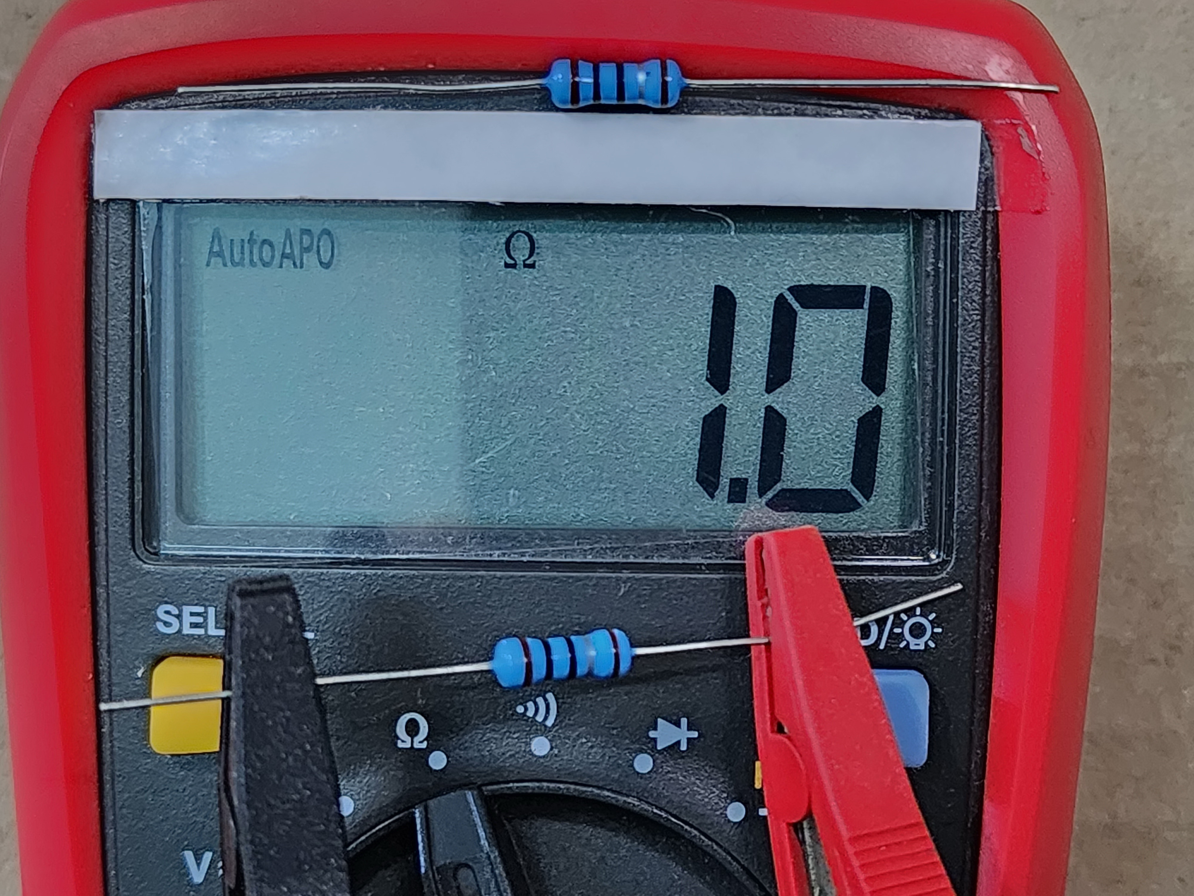 ตัวต้านทาน 1 Ohm 1% 5 แถบสี มีสีอะไรบ้าง ตามรูปอ่านค่าได้กี่โอห์ม