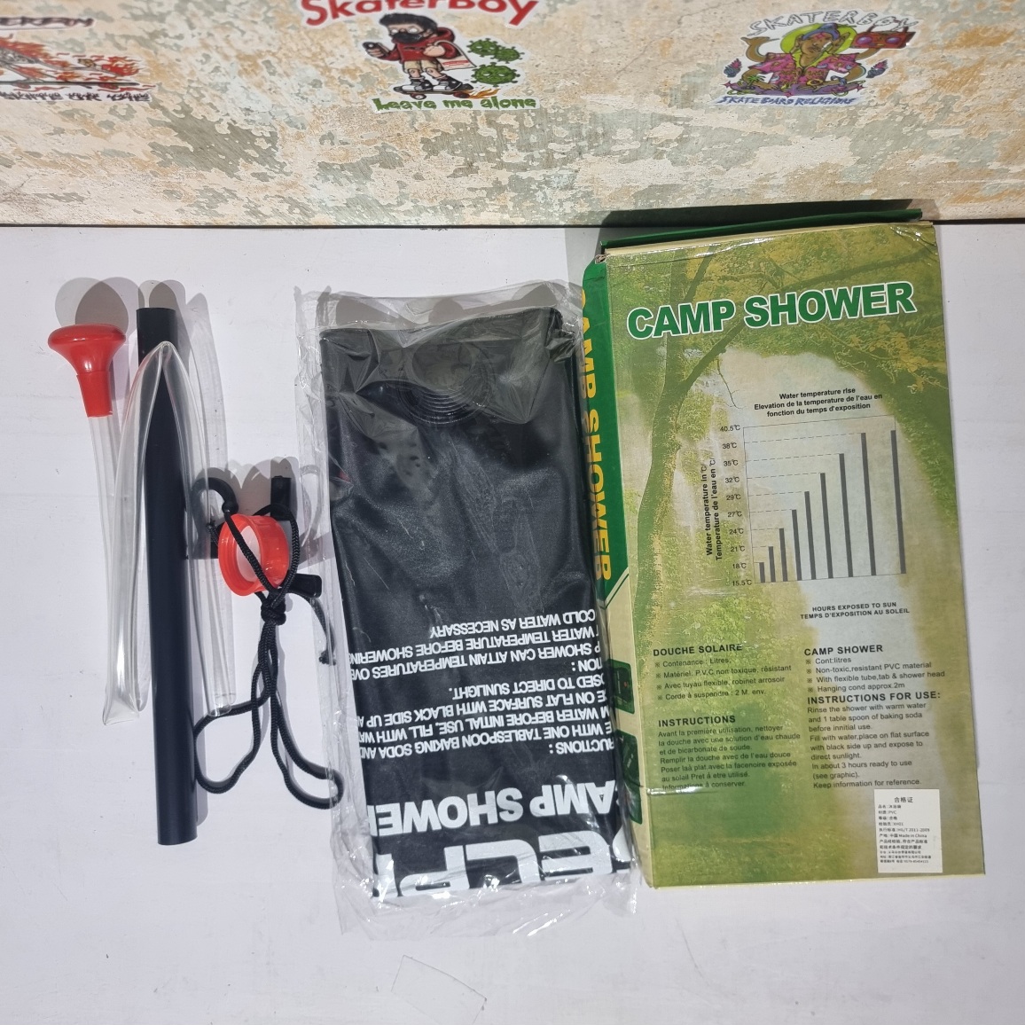 [1200] ถุงอาบน้ำอาบน้ำตั้งแคมป์ กลางแจ้ง 20L ออกกำลังกาย