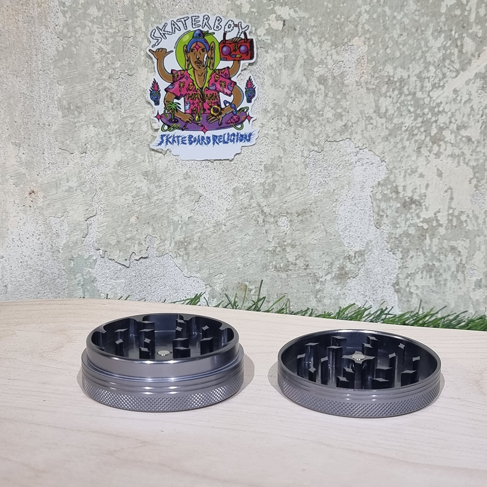 [1002] aluminum Grinder ขนาด 63mm 1ชั้น ฟันคม CNC ที่บดสมุนไพร เครื่องบดสมุนไพร บดกาแฟ ไกเดอร์บด