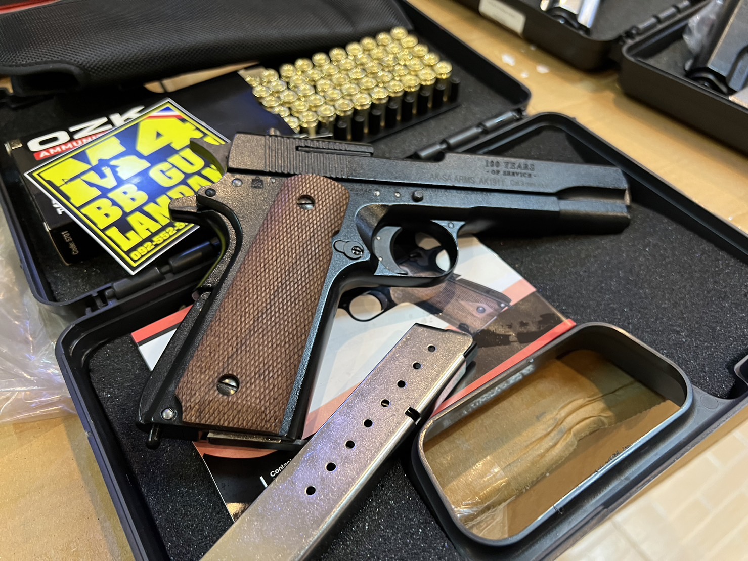 AKSA COLT 1911 ลาย Government สีดำ