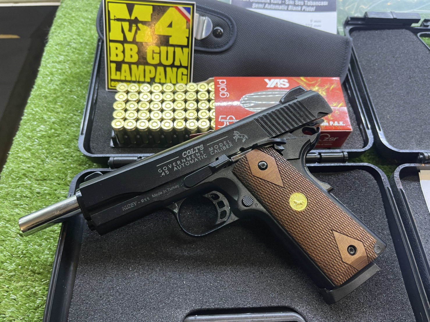 KUZEY M1911 ลาย Government ลำกล้อง 5" ดำ