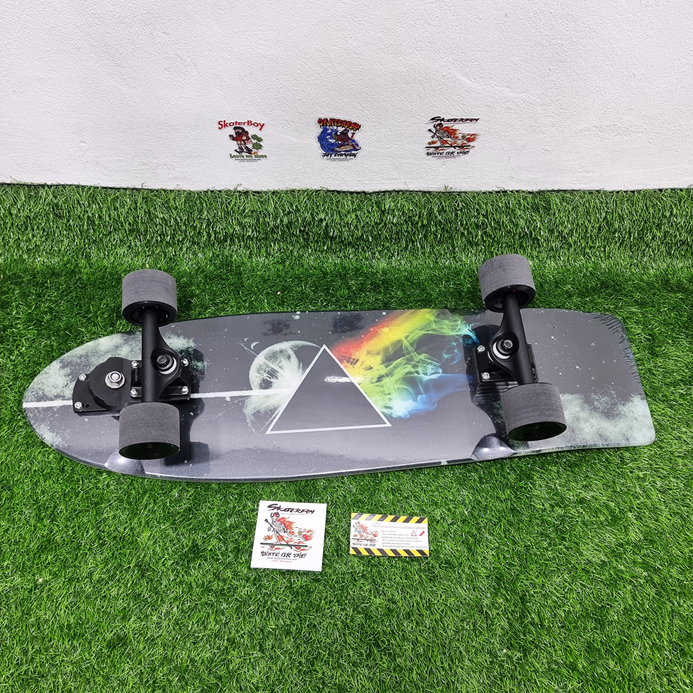 0201 Surf skate custom บอร์ด34นิ้ว สำหรับผู้ใหญ่ สูง170cm+ เซิร์ฟ สเก็ตบอร์ด พร้อมเล่น