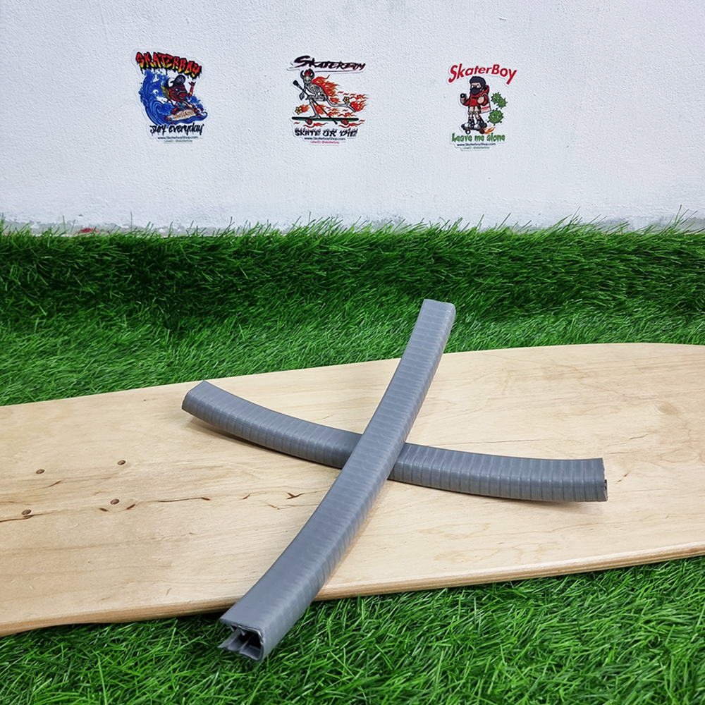 [0302][ลด50%] ขอบยางกันกระแทก แบบบาง แบบหนา เสริมแผ่นเหล็ก ยาวประมาณ 30cm