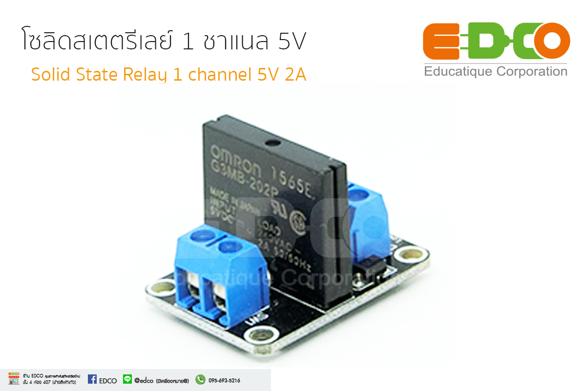 บอร์ดขับโซลิดสเตตรีเลย์ 2A