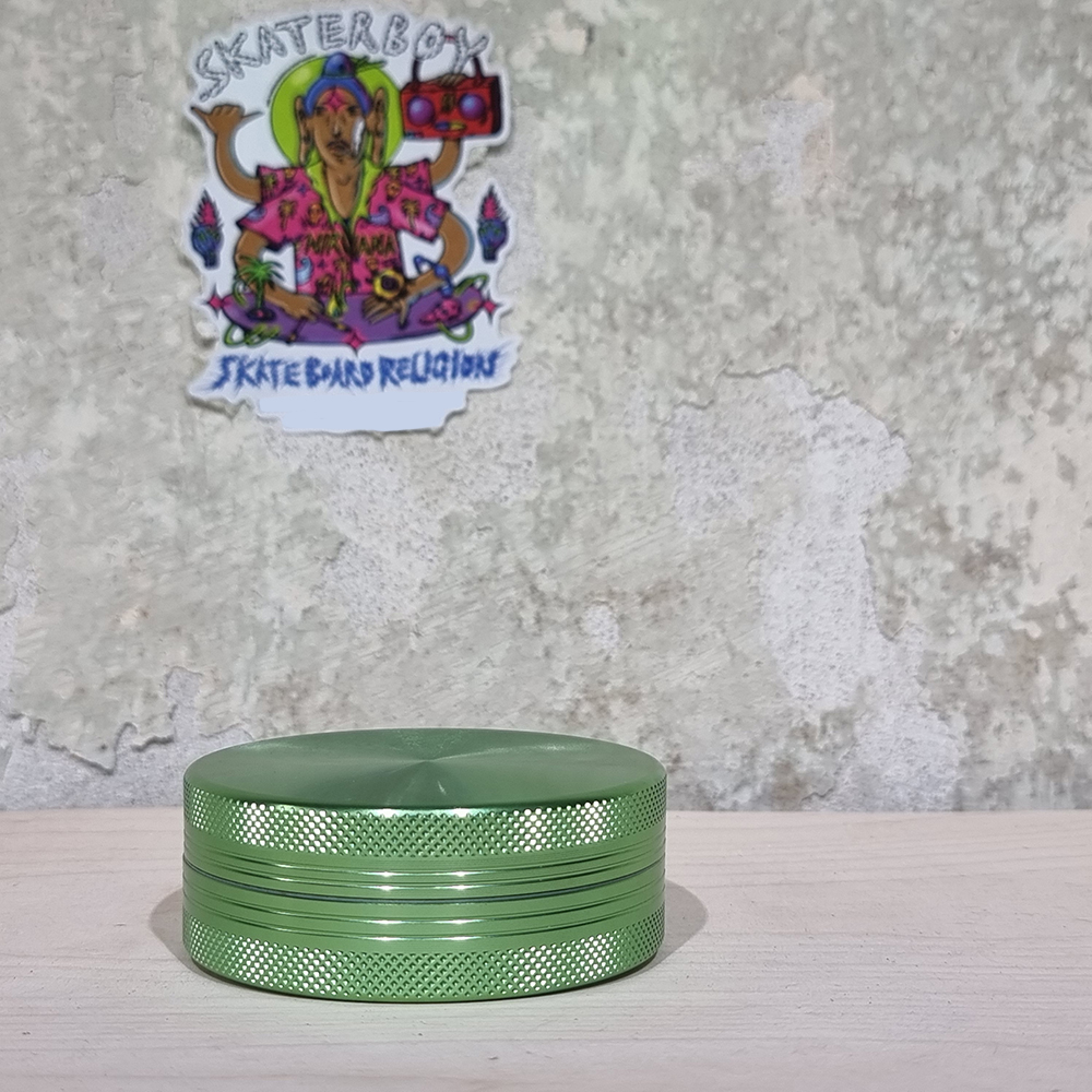 [1002] aluminum Grinder ขนาด 63mm 1ชั้น ฟันคม CNC ที่บดสมุนไพร เครื่องบดสมุนไพร บดกาแฟ ไกเดอร์บด