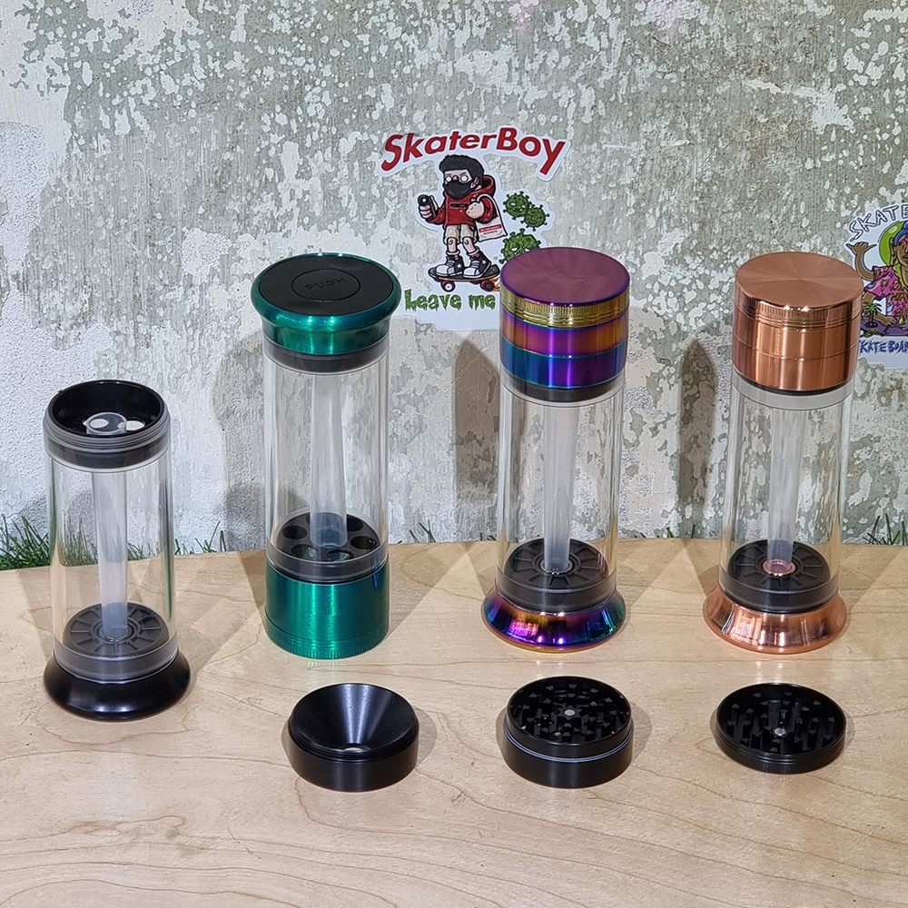 [1002] Grinder ขนาด 52x160mm พร้อมใส่ กระดาษพัน งานCNC ที่บดสมุนไพร เครื่องบดสมุนไพร