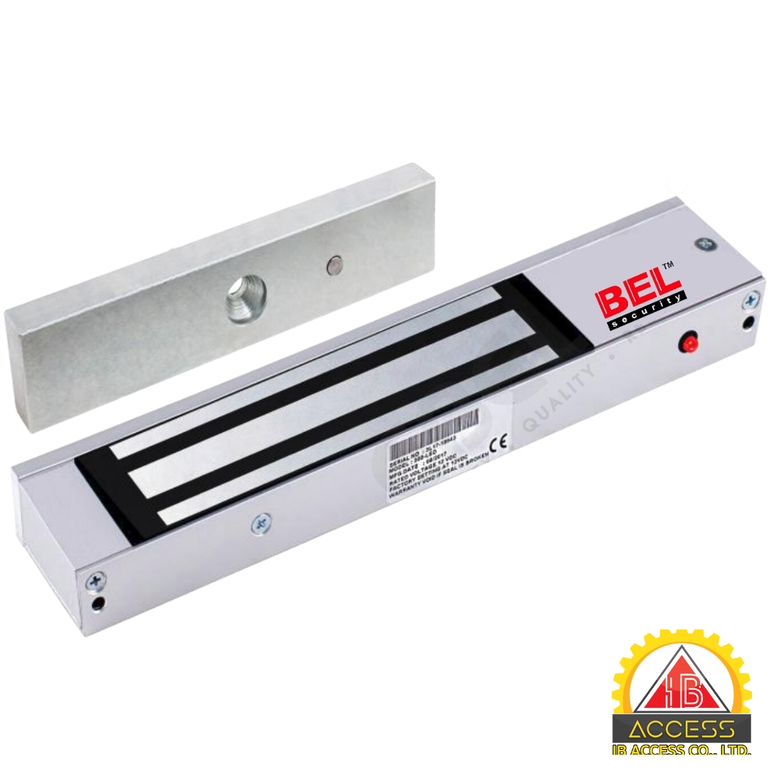 Magnetic Lock 300 lbs. พร้อม LZ Bracket ยี่ห้อ BEL รุ่น 300LED