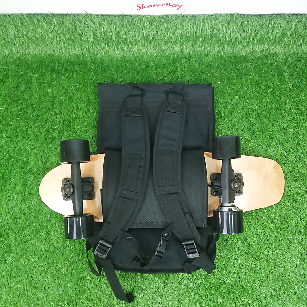 [0319] กระเป๋า สเก็ตบอร์ด Mini OldSchool สะพายหลัง ขนาดกลาง 27x47 cm