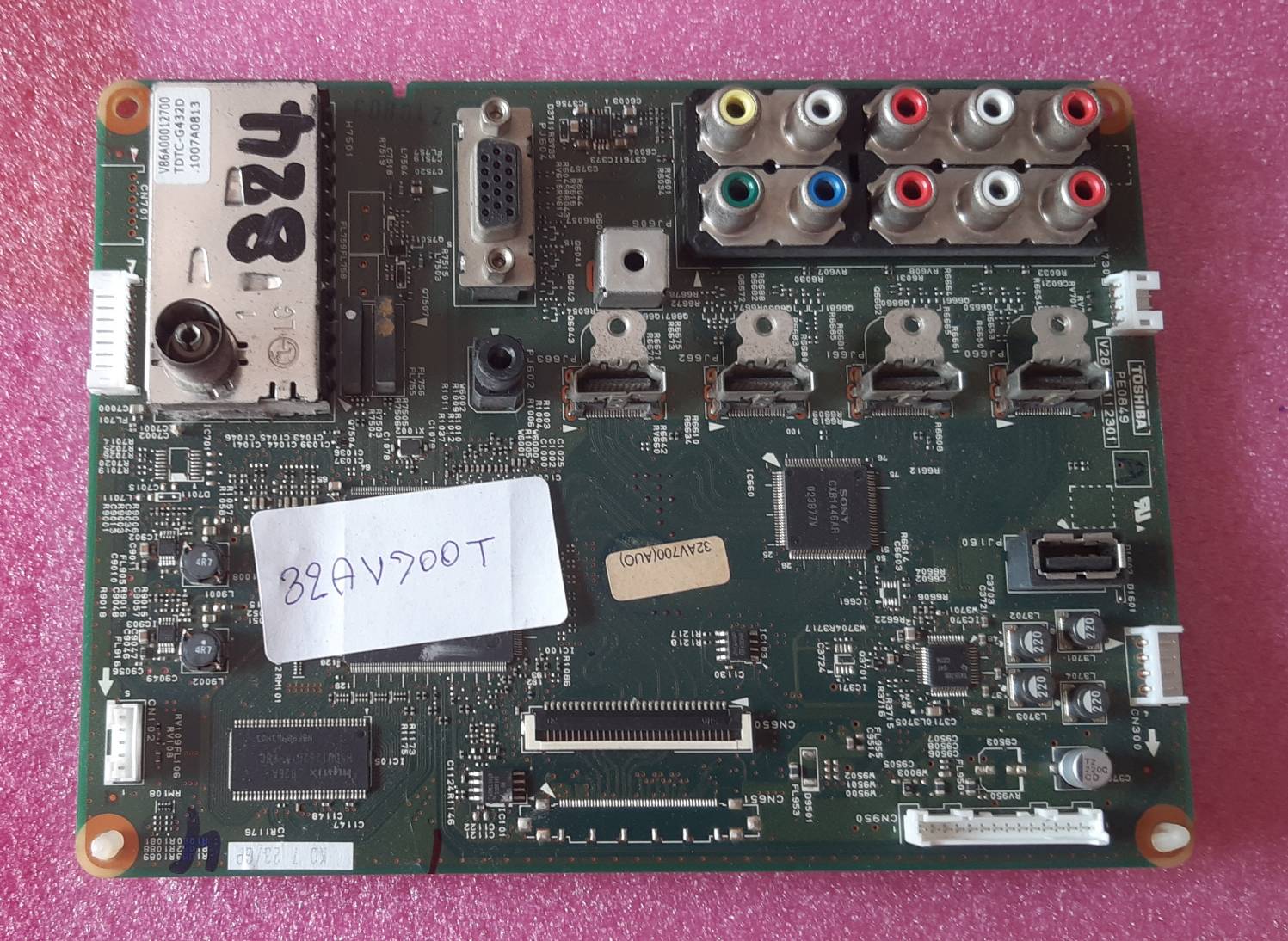 อันที่ 824 TOSHIBA 32AV700T ซิสเตร็ม V28A00112301 ดีเทสแล้ว