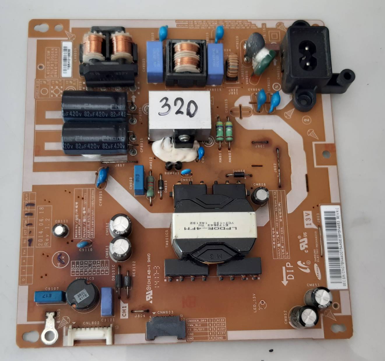อันที่ 320 Samsung UA40H4200AK ซัฟฟลาย BN44-00754A ดีเทสแล้ว