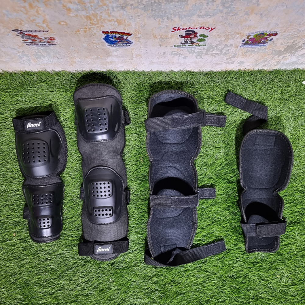 [0101][ลด50%] อุปกรณ์ป้องกัน แข้ง ศอก สำหรับ ollie สเก็ตบอร์ด กันบอร์ดฟาดแข้ง กีฬาผาดโผน