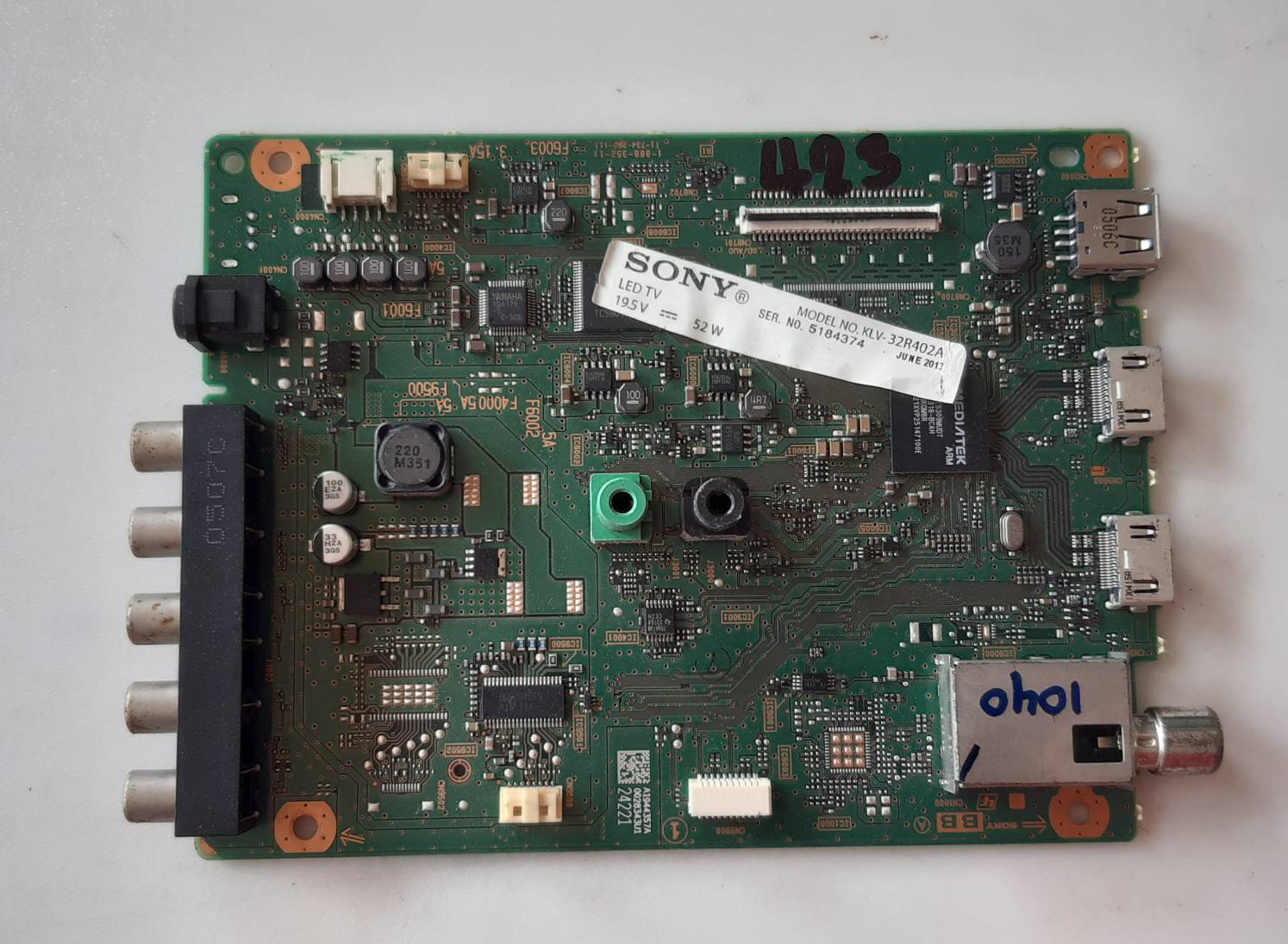 อันที่ 423 SONY 32R402A ซีสเตร็ม 1-888-352-11 ดีเทสแล้ว