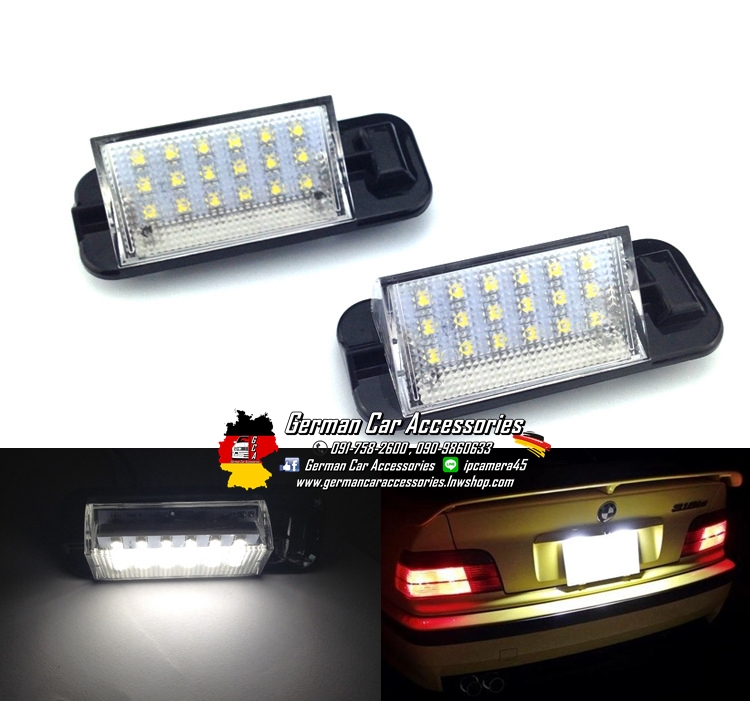 ไฟLEDส่องป้ายทะเบียนหลังBMW E36