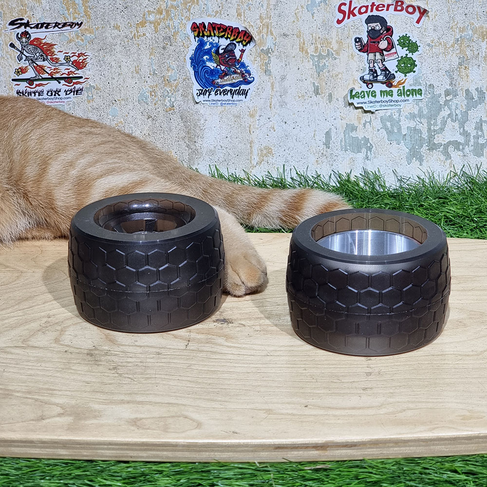 [0502] ล้อสเก็ตบอร์ดไฟฟ้า รุ่น Longboard V2 ล้อขนาด 105mm 105 mm all terrain ล้ออะไหล่มอเตอร์ ล้อหน้า