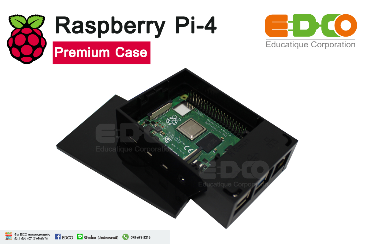 Raspberry Pi-4 Premium Case
