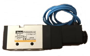 Parker Solenoid valve PHS-Serie 5/2 Single Coil คอล์ยเดี่ยว Double Coil ไฟ 24DC AC 110V 220V Pressure 1-9 bar(kg/cm2) 135 psi Temp -5-60Cmin ส่งฟรีทั่วประเทศ