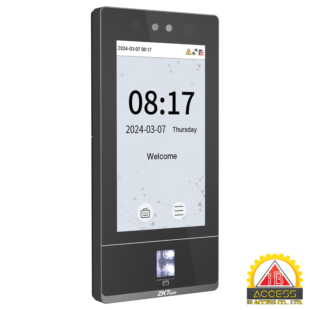 เครื่องสแกนใบหน้า ยี่ห้อ ZKTeco รุ่น SenseFace 7A รองรับระบบ Access Control