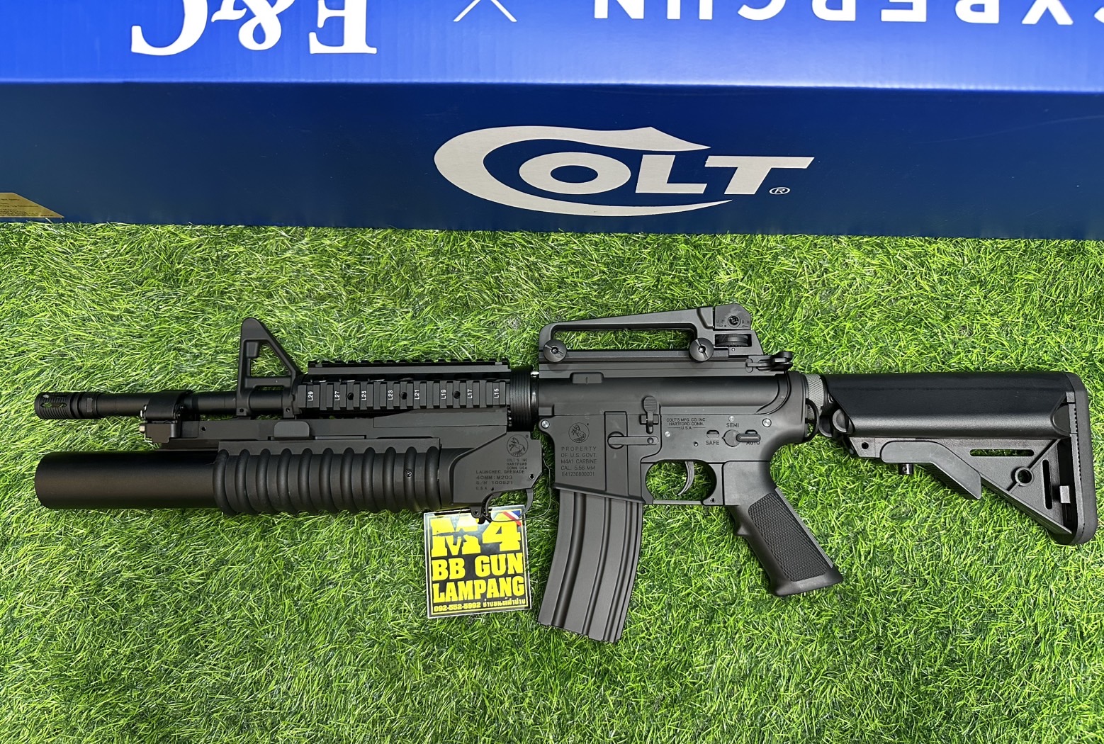 E&C x Cybergun -707 S4 M4 Ris + M203