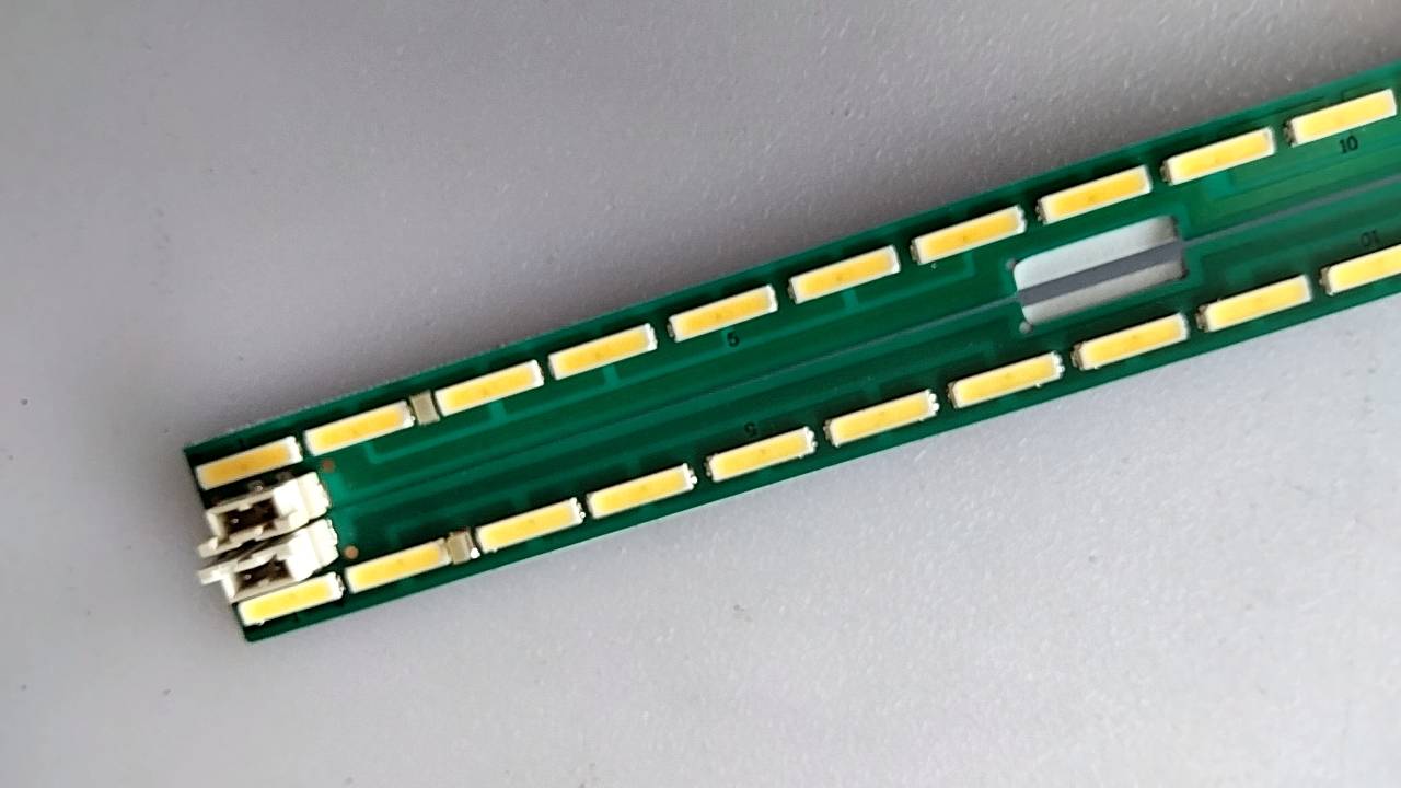 หลอดใหม่อันที่ 245 LG 55UF6800 55UH6150 6922L-0159A 60ดวง ใช้2 เส้น 3V ยาว60.2