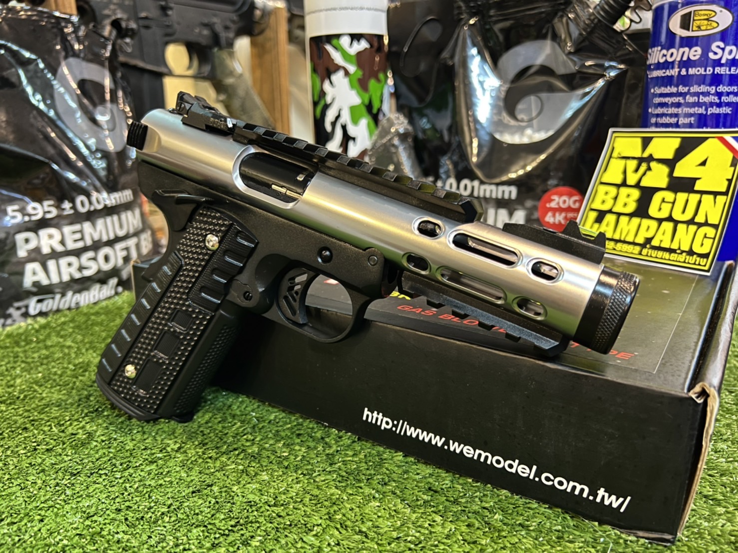 We Galaxy 1911 Sereis GBB – สีเงิน