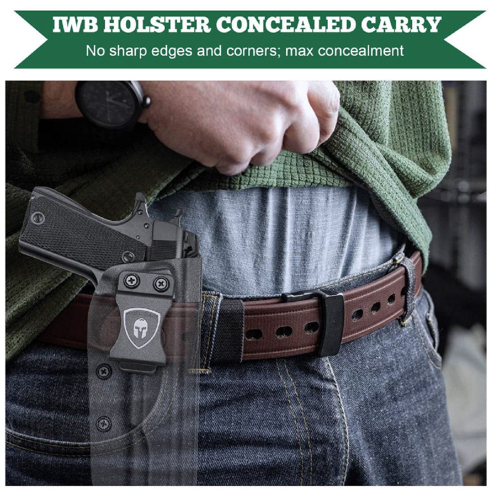 ซองปืนพกใน Kydex 1911 ( Warriorland ) (Serie B) (K0500)