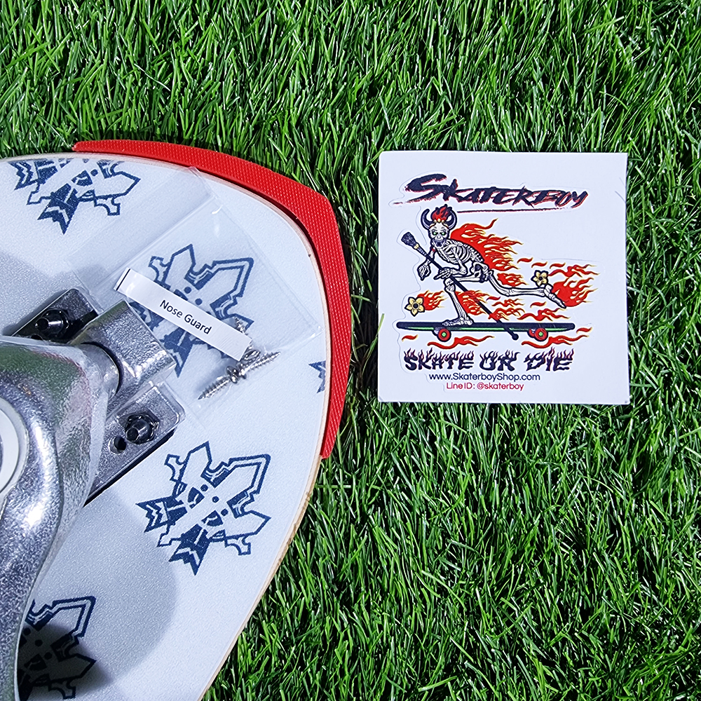 [0302] Nose guard บอร์ดหัวแหลม วัดเข้ามาจากตัว2นิ้วแล้ววัดกว้าง5นิ้วใช้ได้