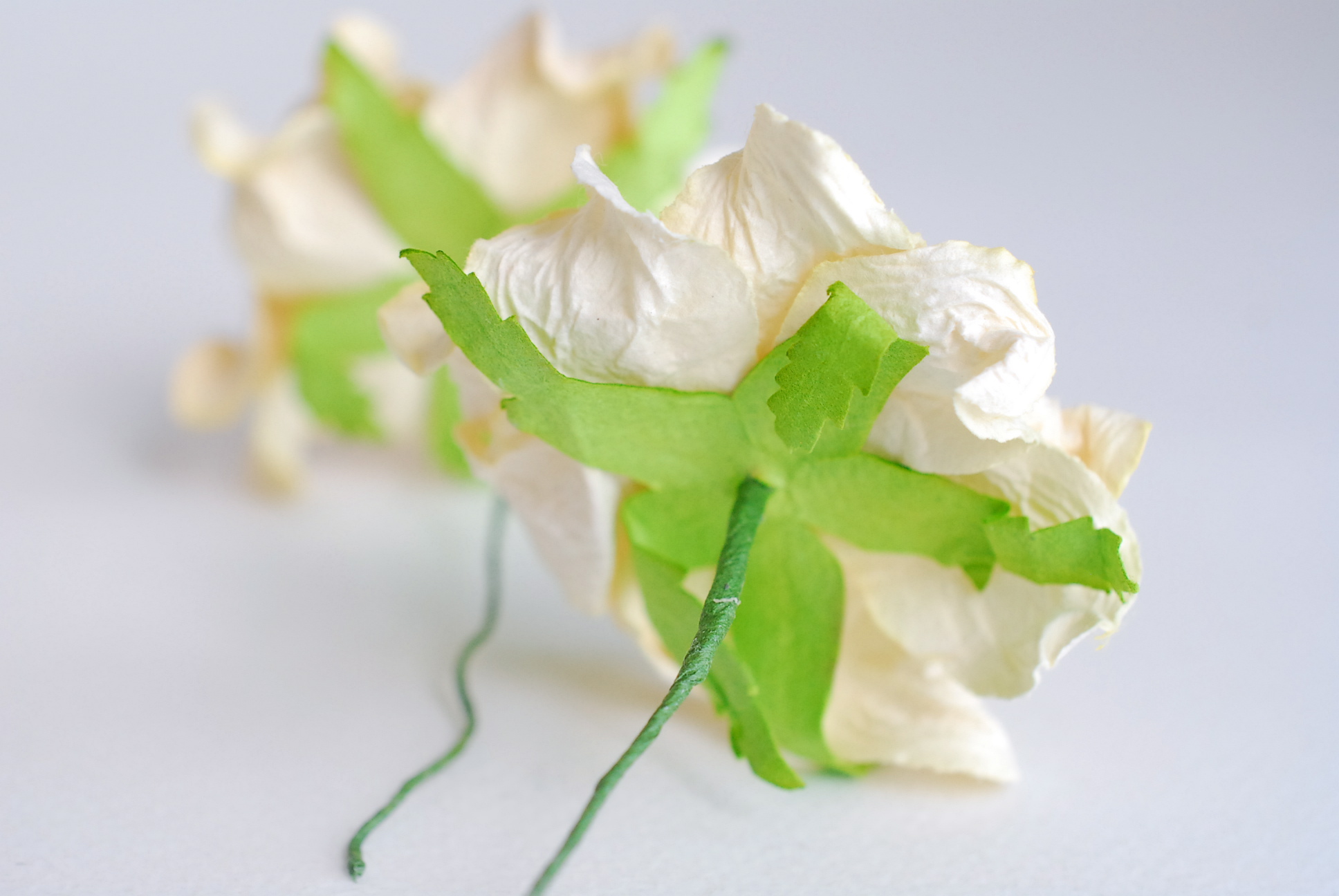 ดอกไม้กระดาษสา ราคาส่ง, ดอกการเดนเนียกระดาษสา ดอกไม้ประดิษฐ์ ตกแต่งงานแต่งงาน ประดิษฐ์ข้อมือเพื่อนเจ้าสาว ขนา่ด 5.5 cm., สำหรับของชำร่วย, งานแต่งงาน, ดอกไม้ทำข้อมือเจ้าสาว สีครีม จำนวน 25 ดอก Paper flower,25 Pieces mulberry gardenia flowers suppiles