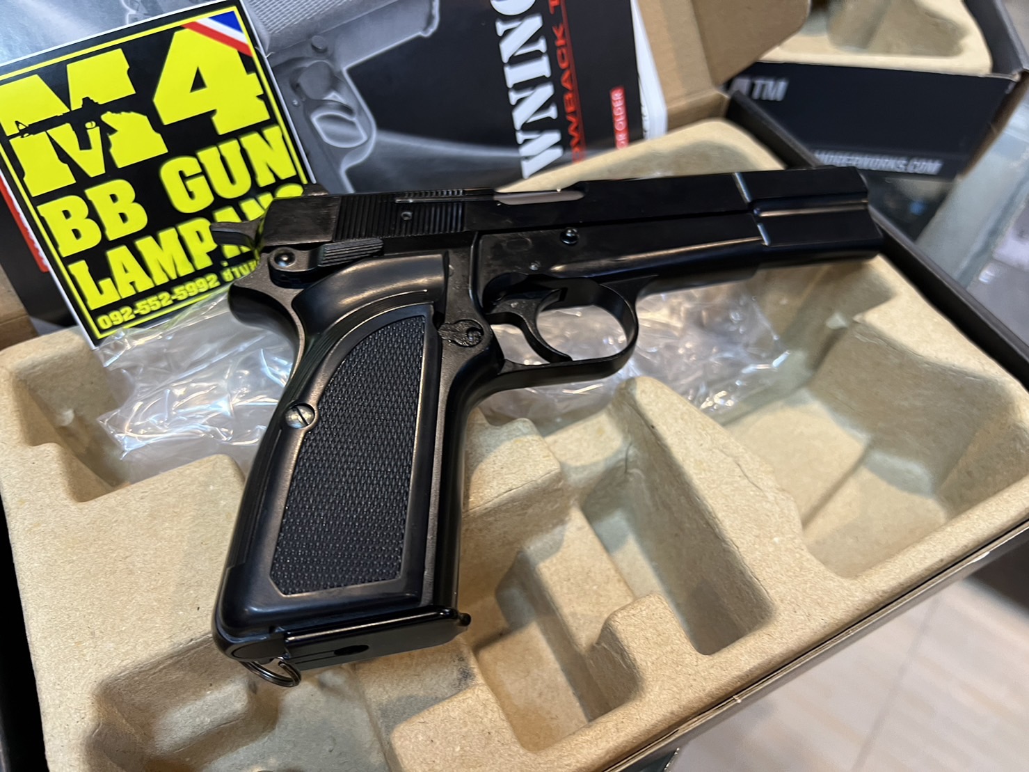 WE - Browning Hi-Power MK3 สีดำ